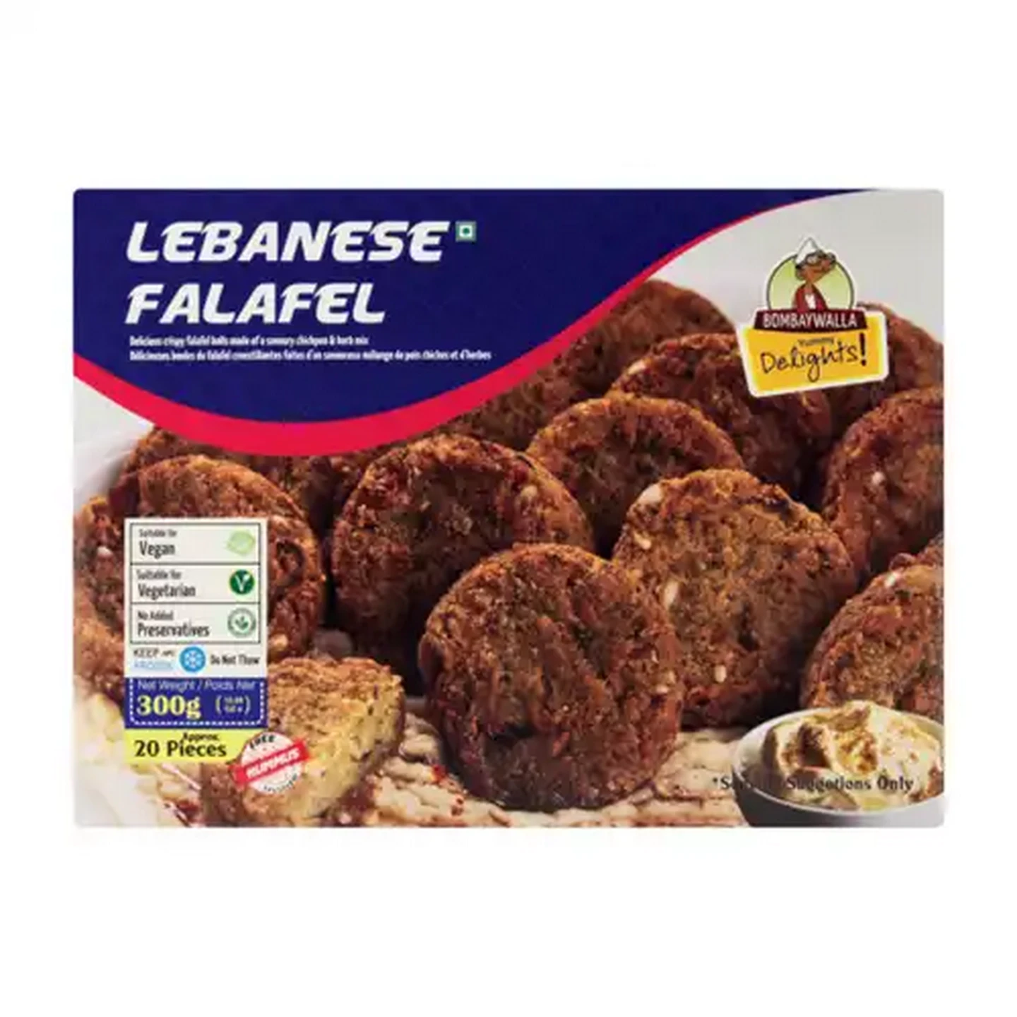 Image of Bombaywalla Frozen Lebanese Falafel 300g