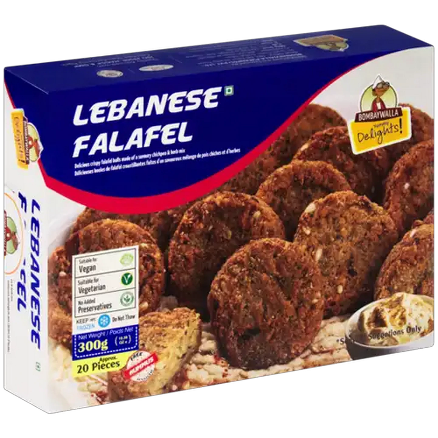 Image of Bombaywalla Frozen Lebanese Falafel 300g