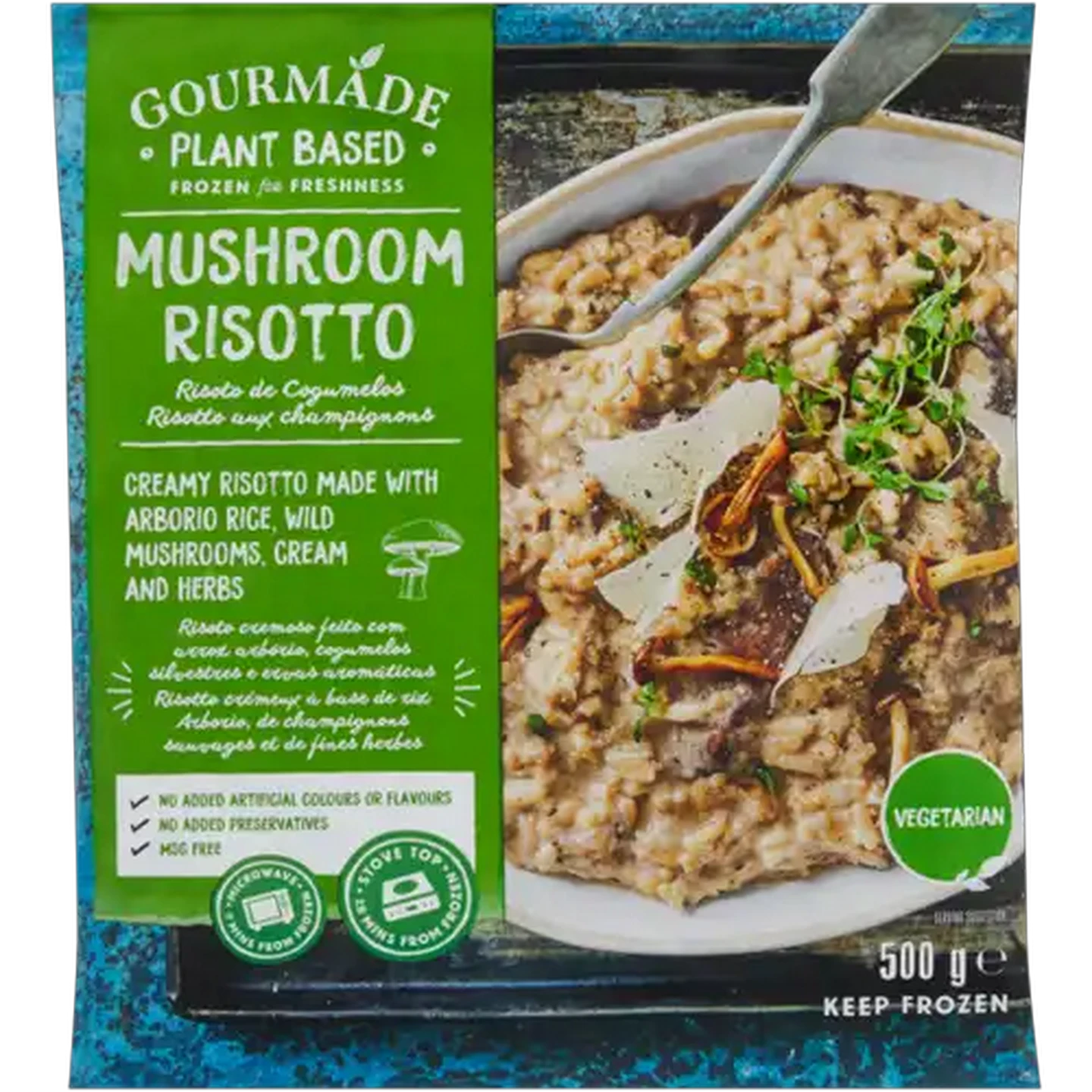 Image of Gourmade Frozen Mushroom Risotto 500g