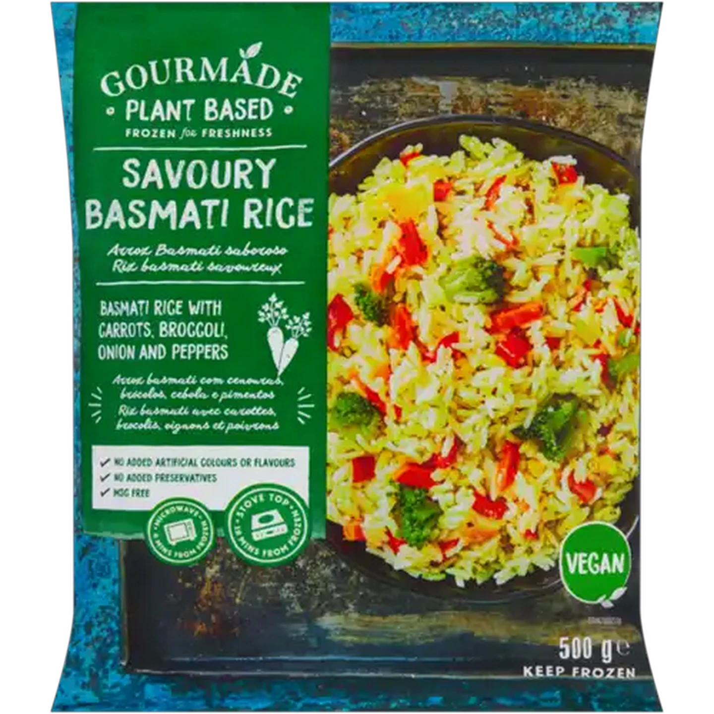 Image of Gourmade Frozen Savoury Basmati Rice 500g