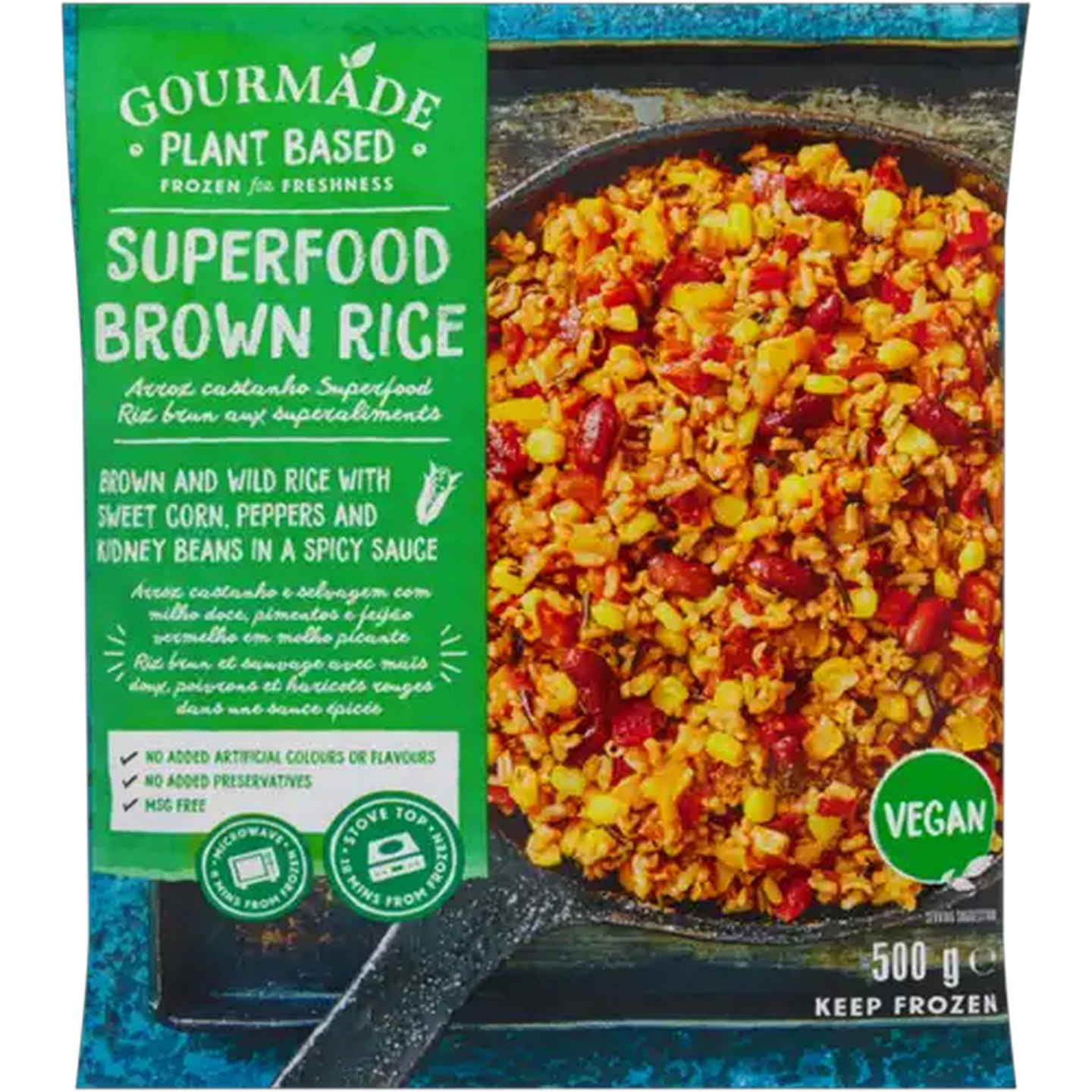 Image of Gourmade Frozen Superfood Brown Rice 500g