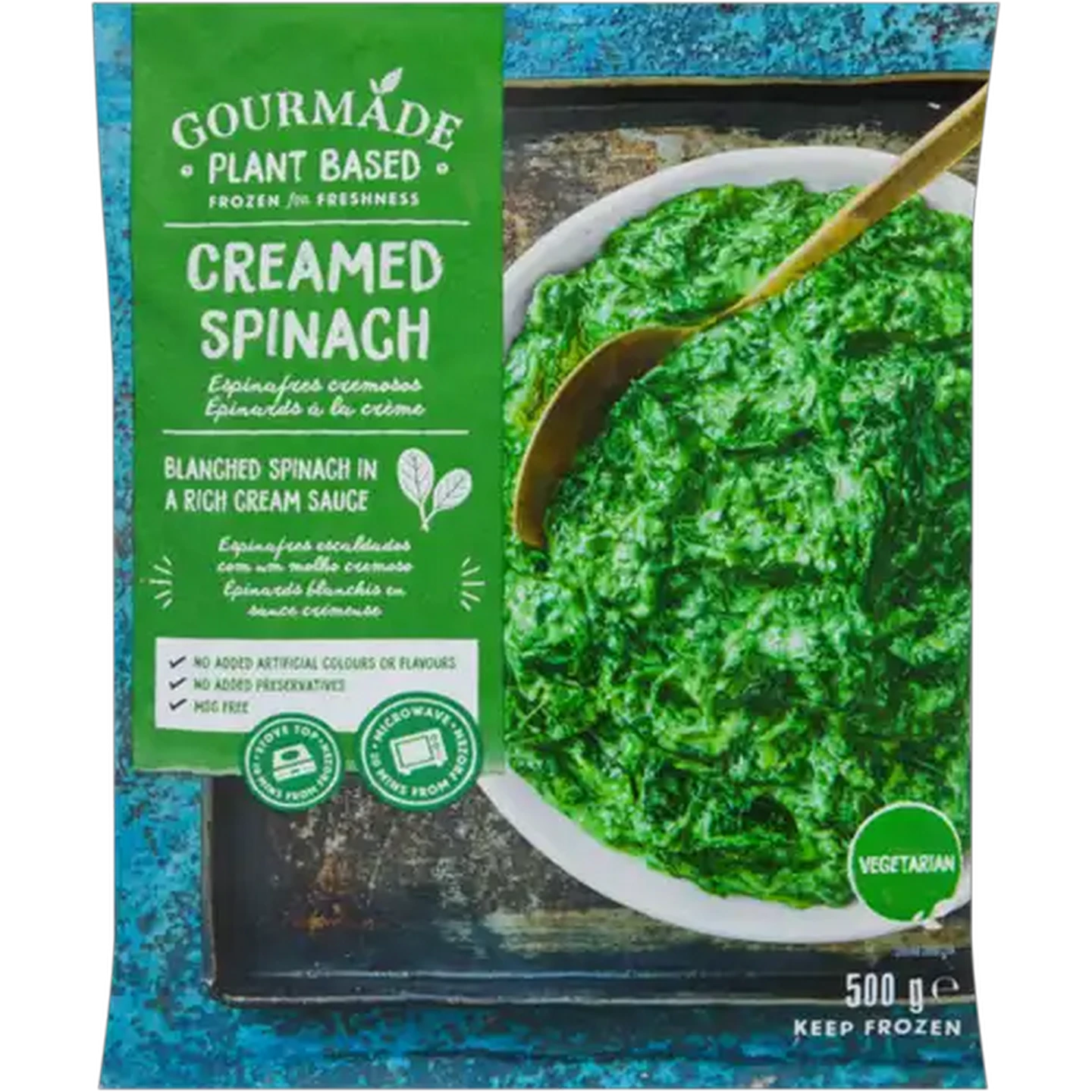 Image of Gourmade Frozen Creamed Spinach 500g
