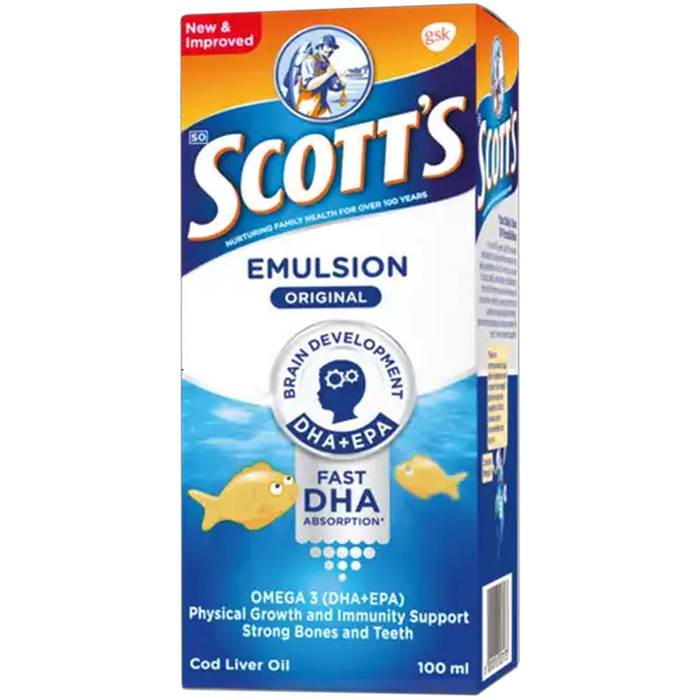 Image of Scott's Original Emulsion Cod Liver Oil 100ml