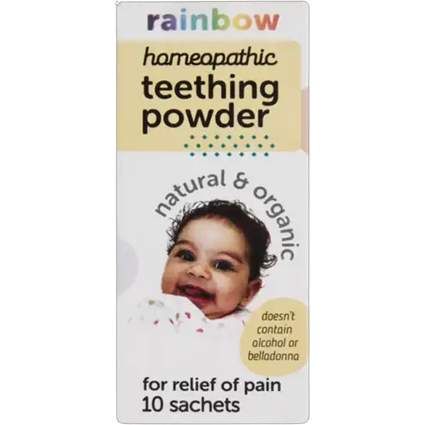Image of RAINBOW Homeopathic Teething Powder 10 Pack