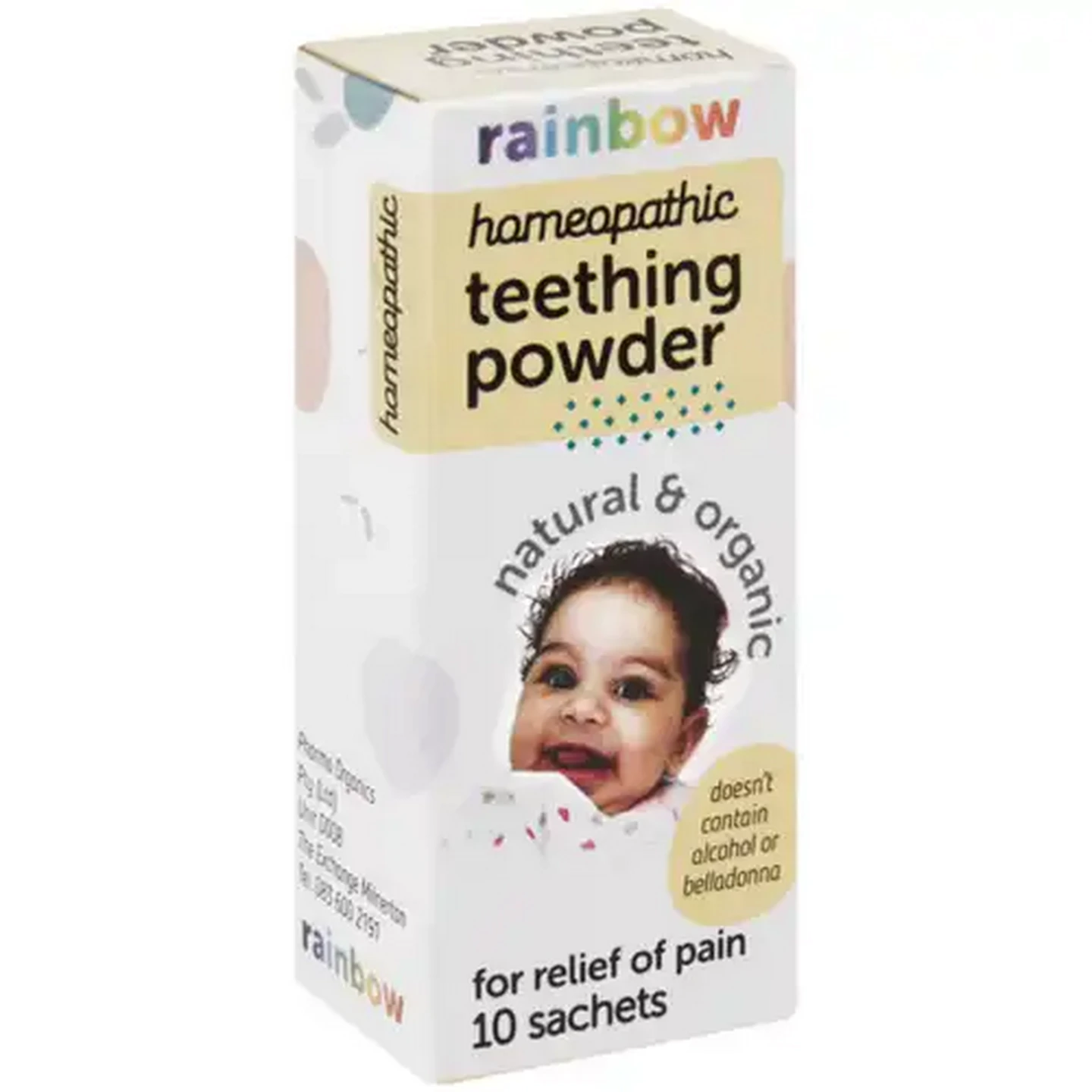 Image of RAINBOW Homeopathic Teething Powder 10 Pack