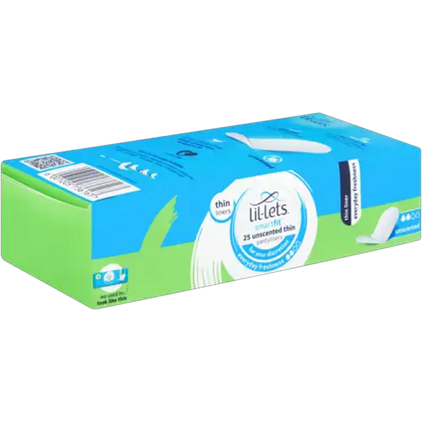 Image of Lil-Lets SmartFit Unscented Thin Pantyliners 25-Pack