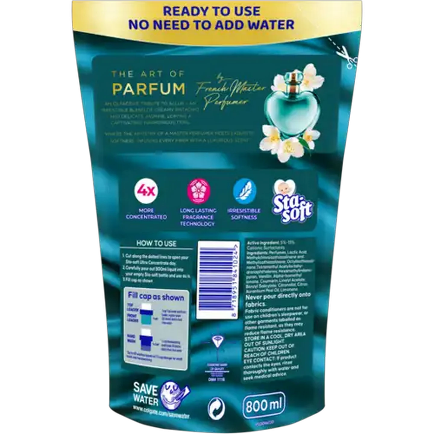 Image of Sta-soft Parfum Pistachio Absolute Fabric Conditioner 800ml