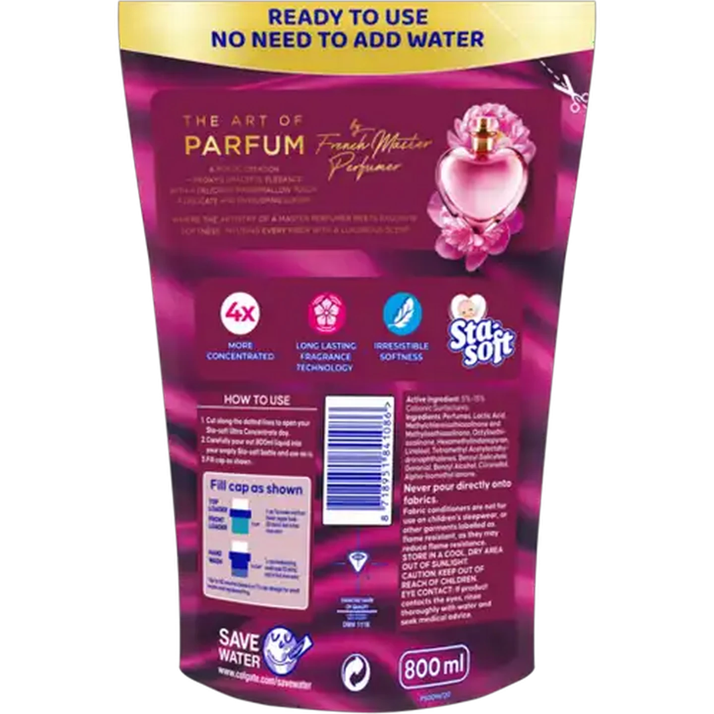 Image of Sta-soft Parfum Imperial Peony Fabric Conditioner 800ml
