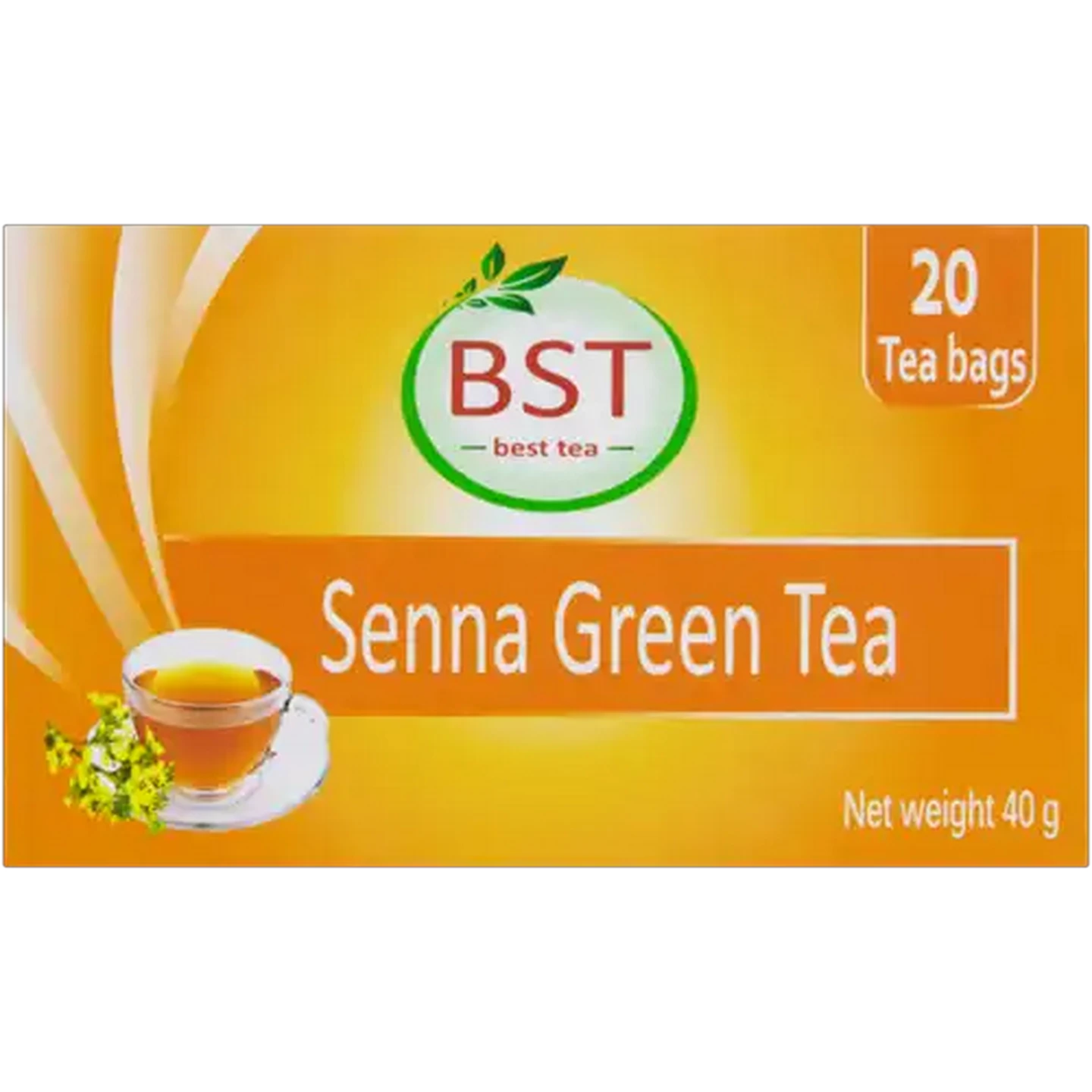 Image of BST Senna Green Teabags 20 Pack