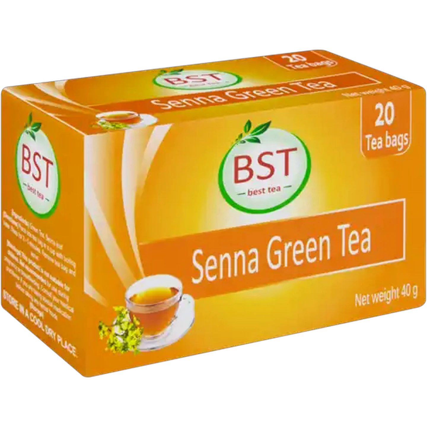 Image of BST Senna Green Teabags 20 Pack