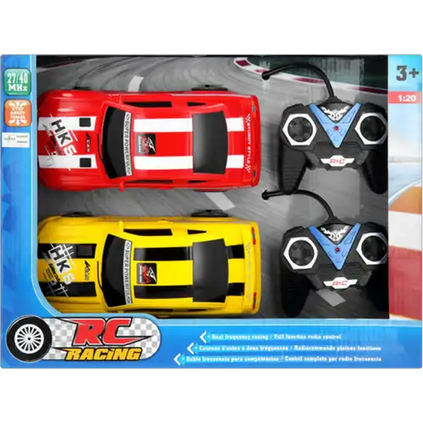 Image of Racing Remote Control Racing Car Set Twin Pack