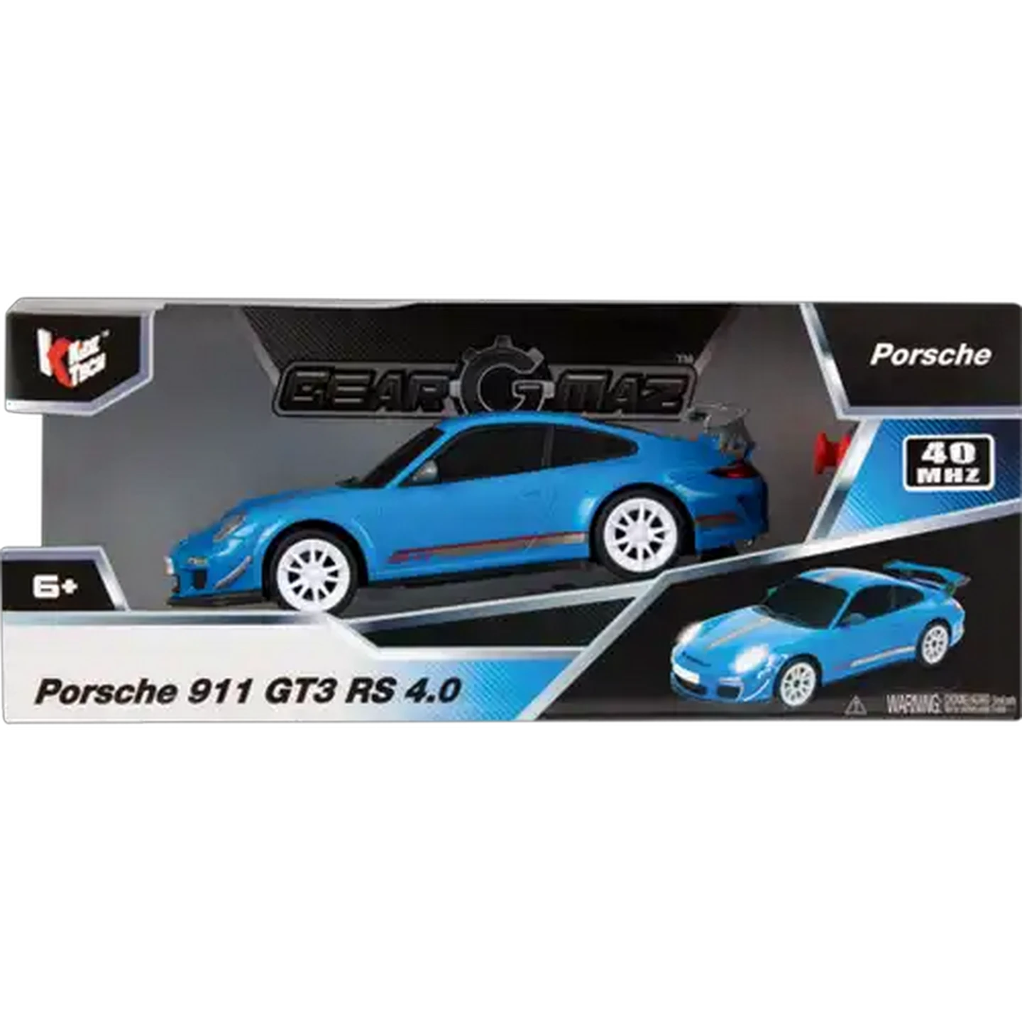 Image of Kidz Tech Gear Maz Porsche 911 GT3 Rs 4.0 Remote Control Car 1:26 Scale