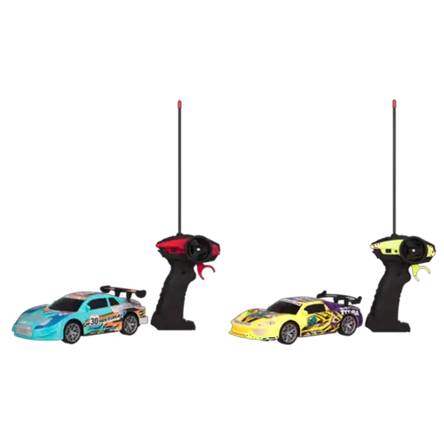 Image of Racing Remote Control Trigger Car 1:22 2-Pack (Design May Vary)