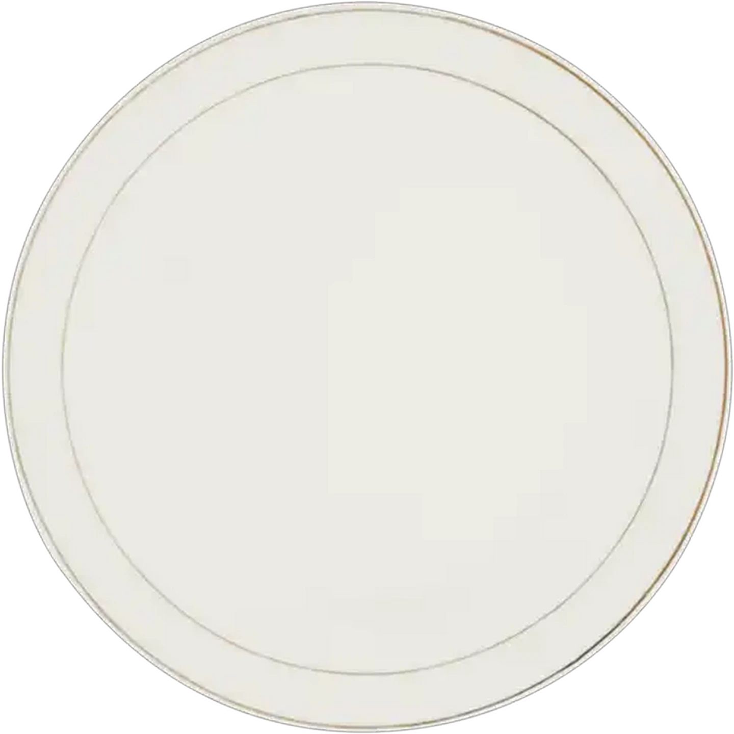 Image of Double Gold Rim Dinner Plate 26.7cm