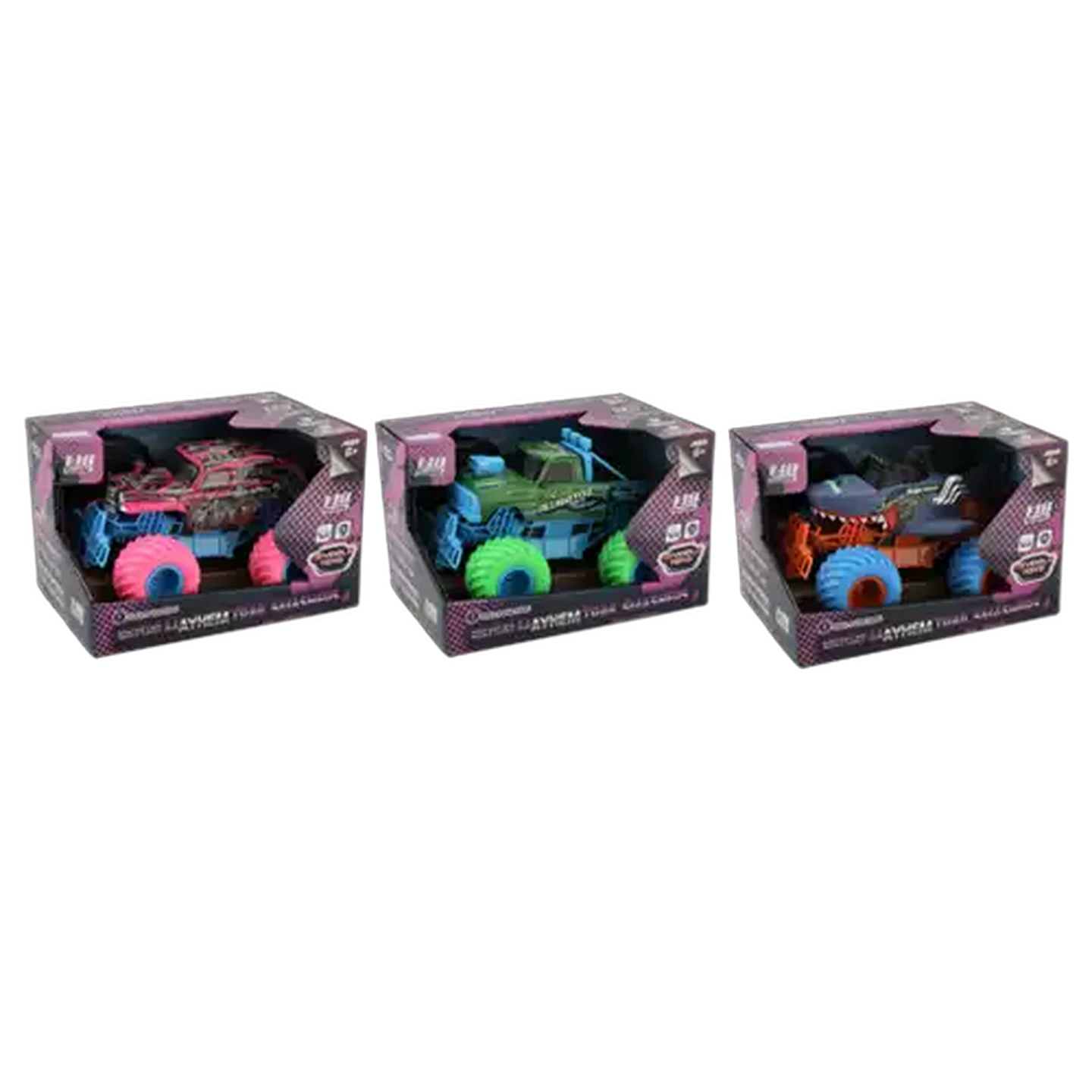 Image of Mayhem Cevodle Remote Control Trail Smashers Monster Truck 1/18 (Type May Vary)