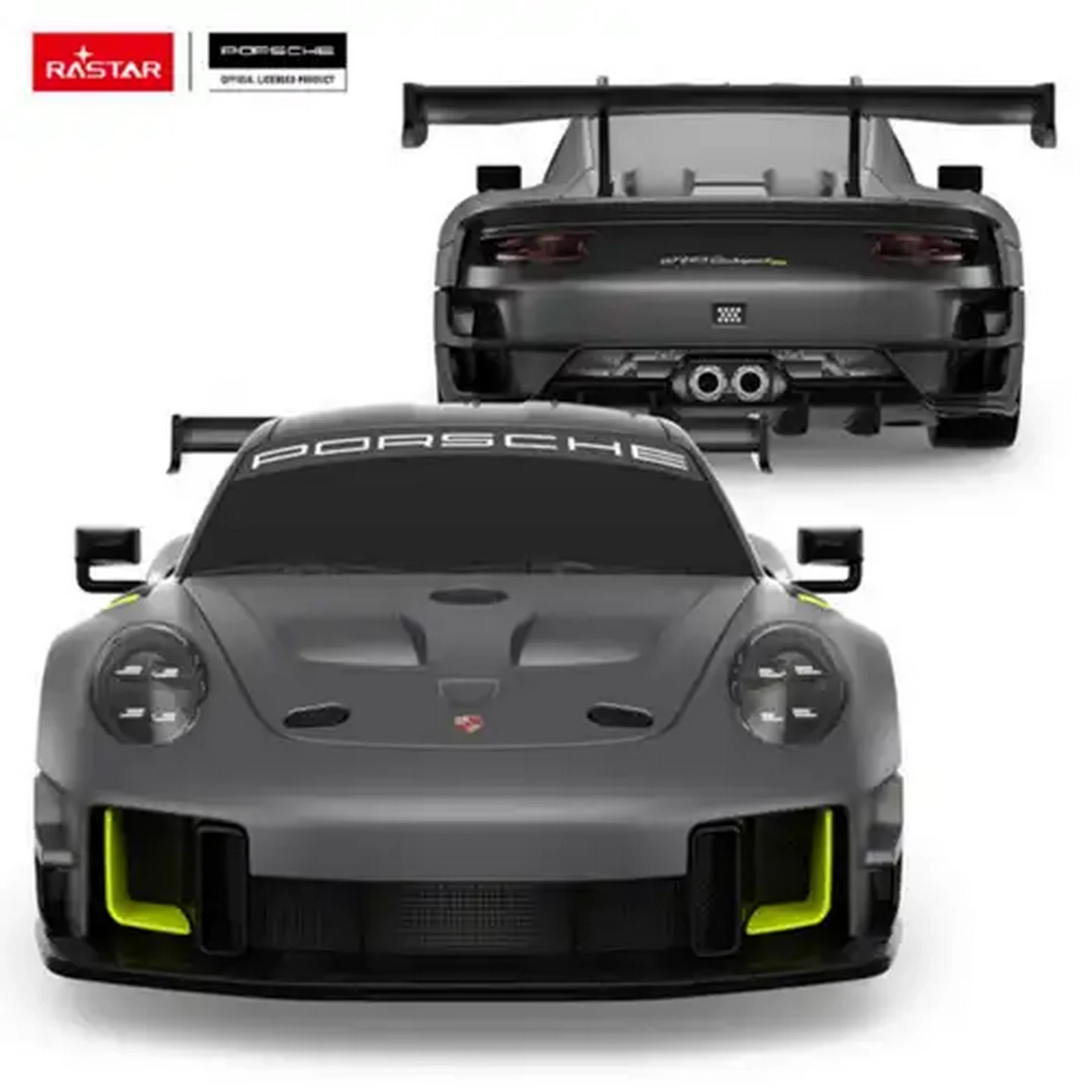 Image of RASTAR Grey 1:24 Porsche 911 GT2 Radio Control Car