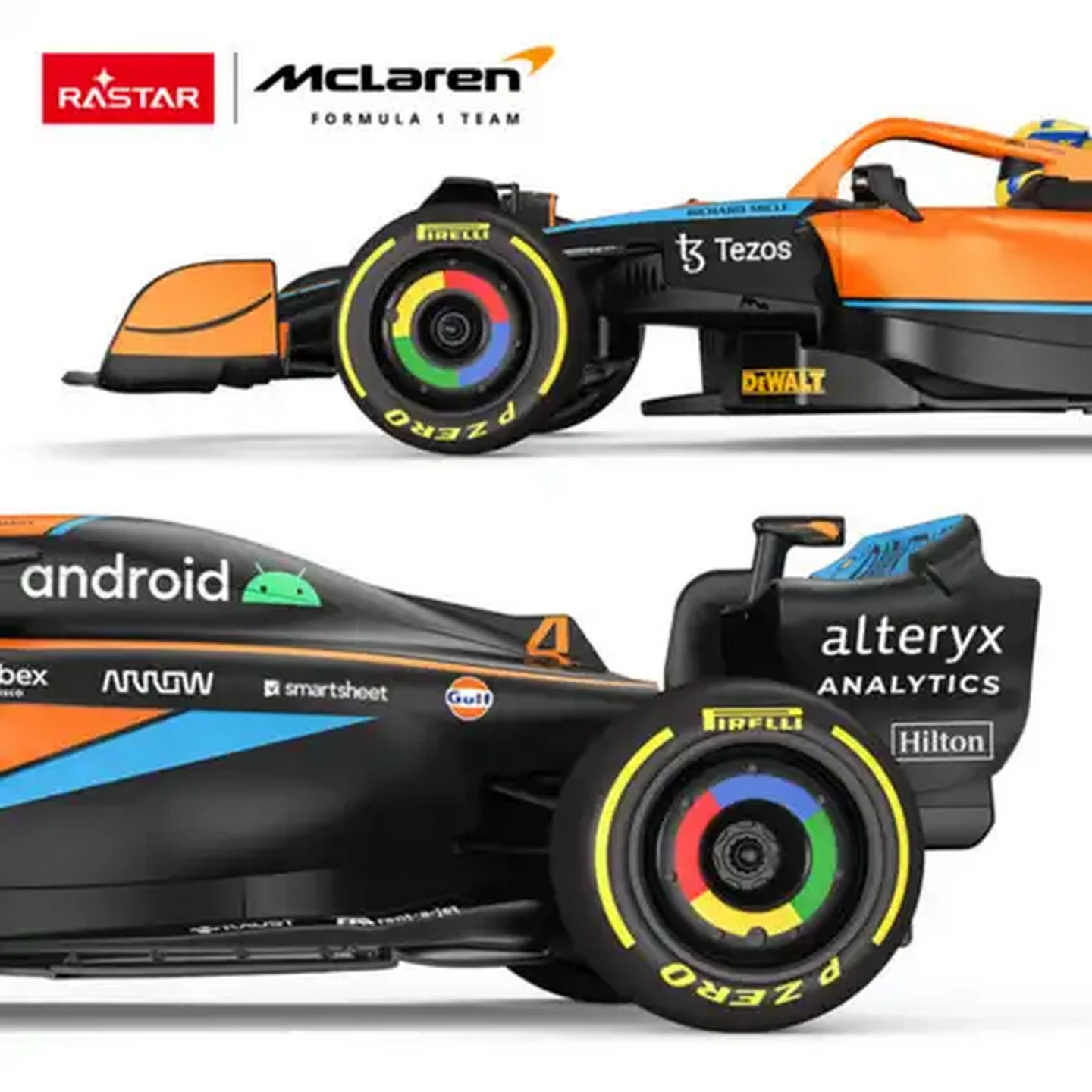Image of RASTAR Orange 1:12 McLaren F1 Radio Control Car