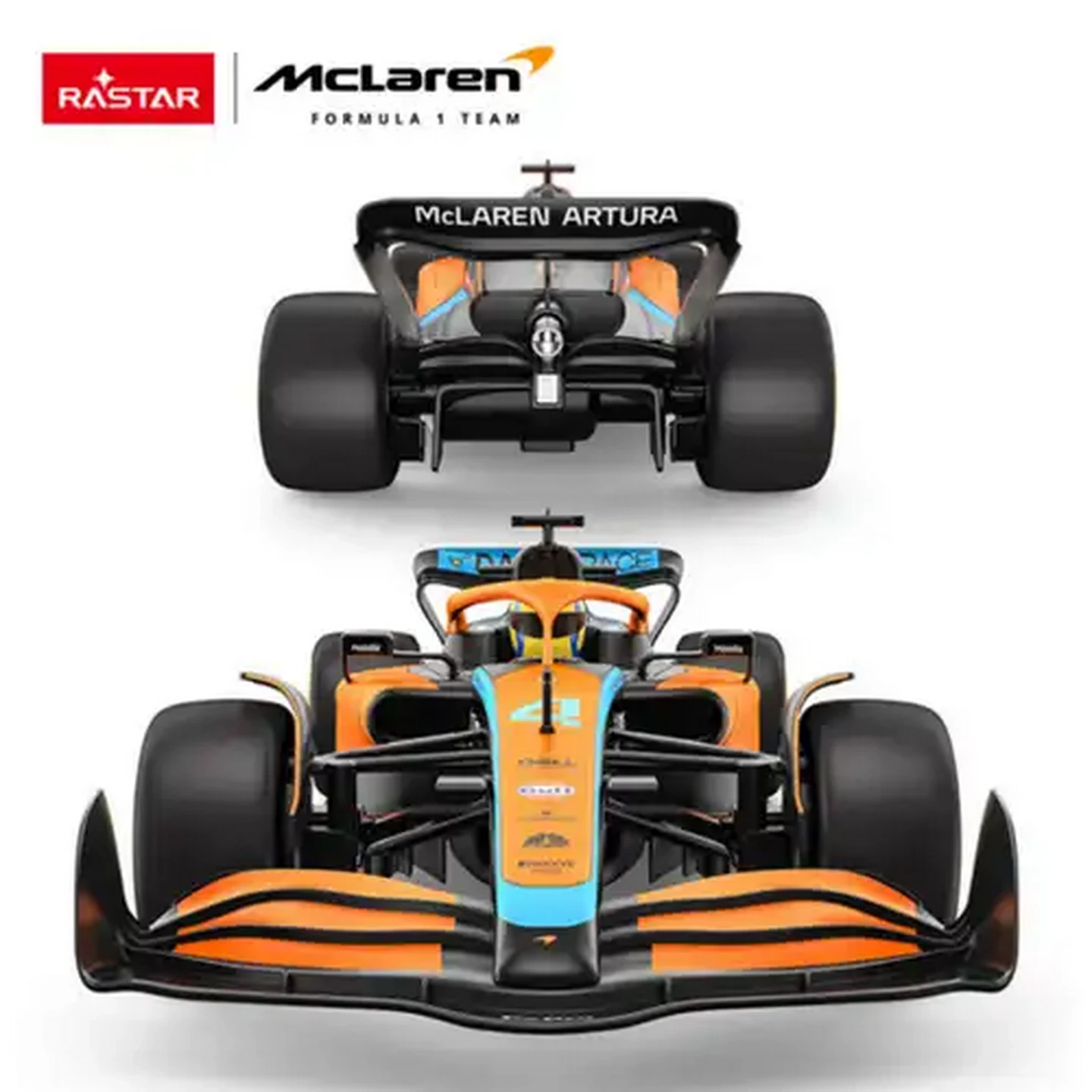 Image of RASTAR Orange 1:12 McLaren F1 Radio Control Car