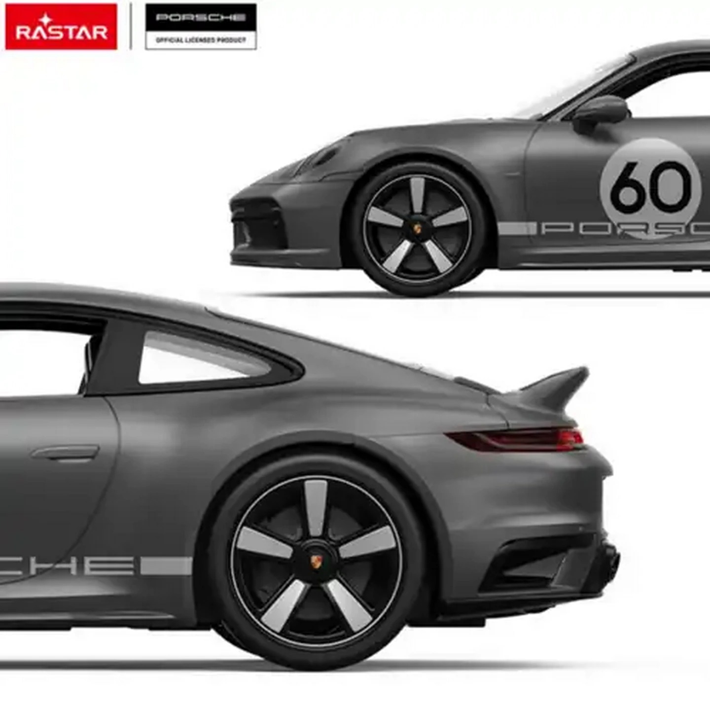 Image of RASTAR Grey 1:16 Porsche 911 Radio Control Car