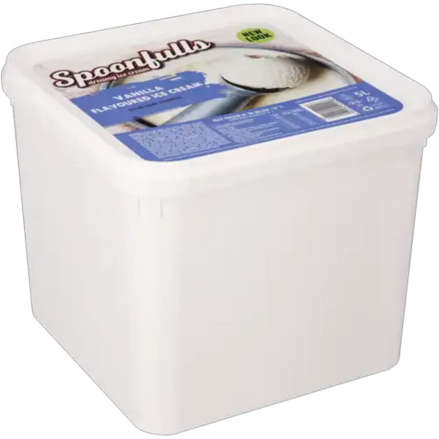 Image of Spoonfulls Vanilla Flavoured Ice Cream 5L