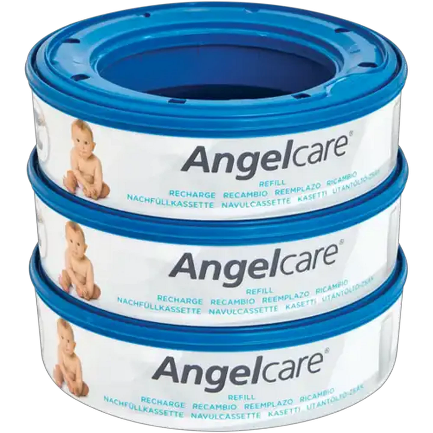 Image of Angelcare Odour Seal Nappy Bin Refills 3-Pack