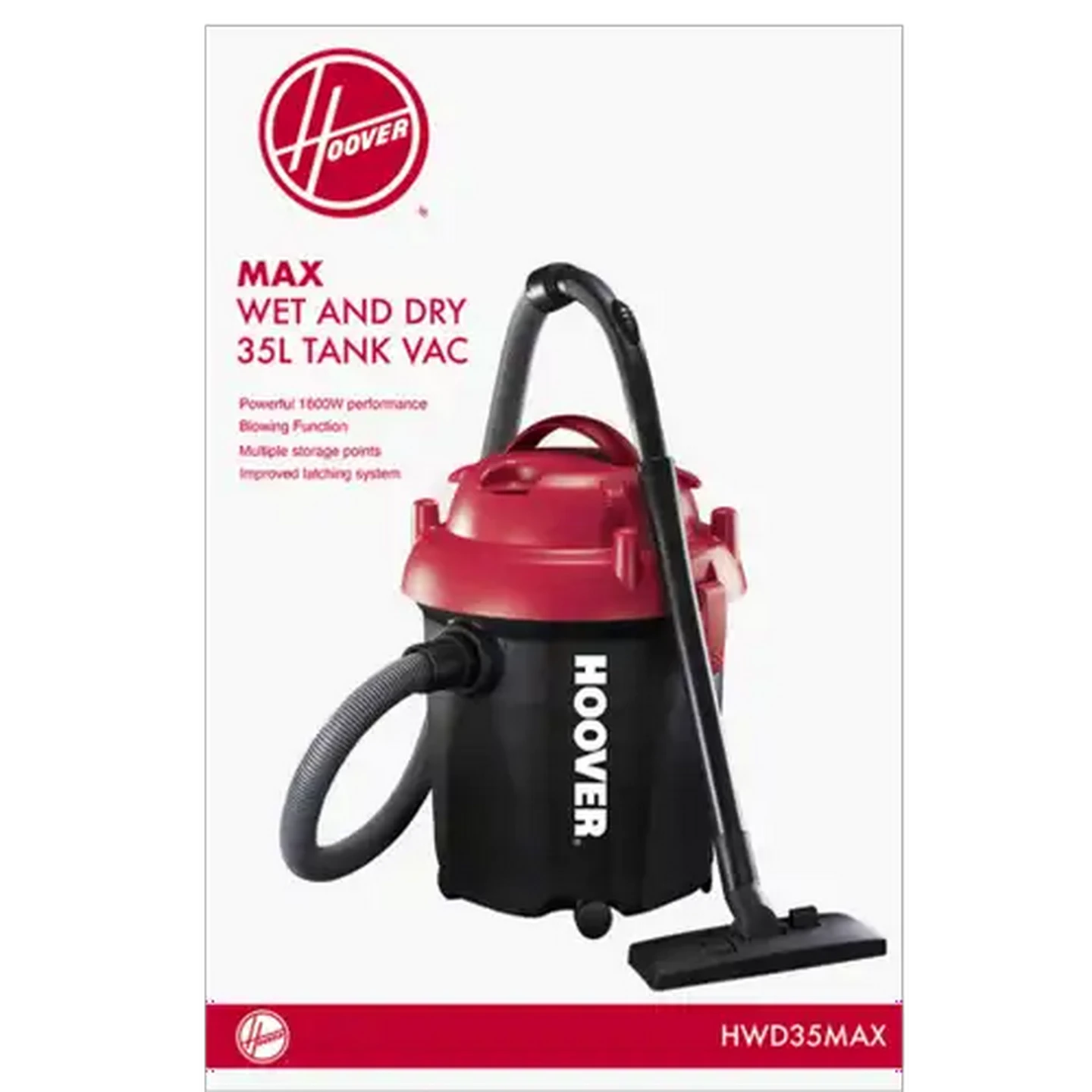 Image of Hoover Wet & Dry Vacuum Cleaner 35L