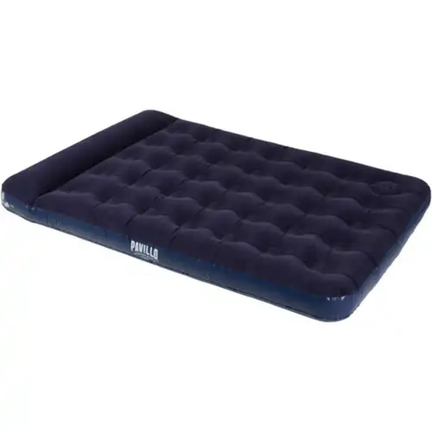 Image of Bestway Pavillo Double-Flocked Navy Blue Double Air Mattress
