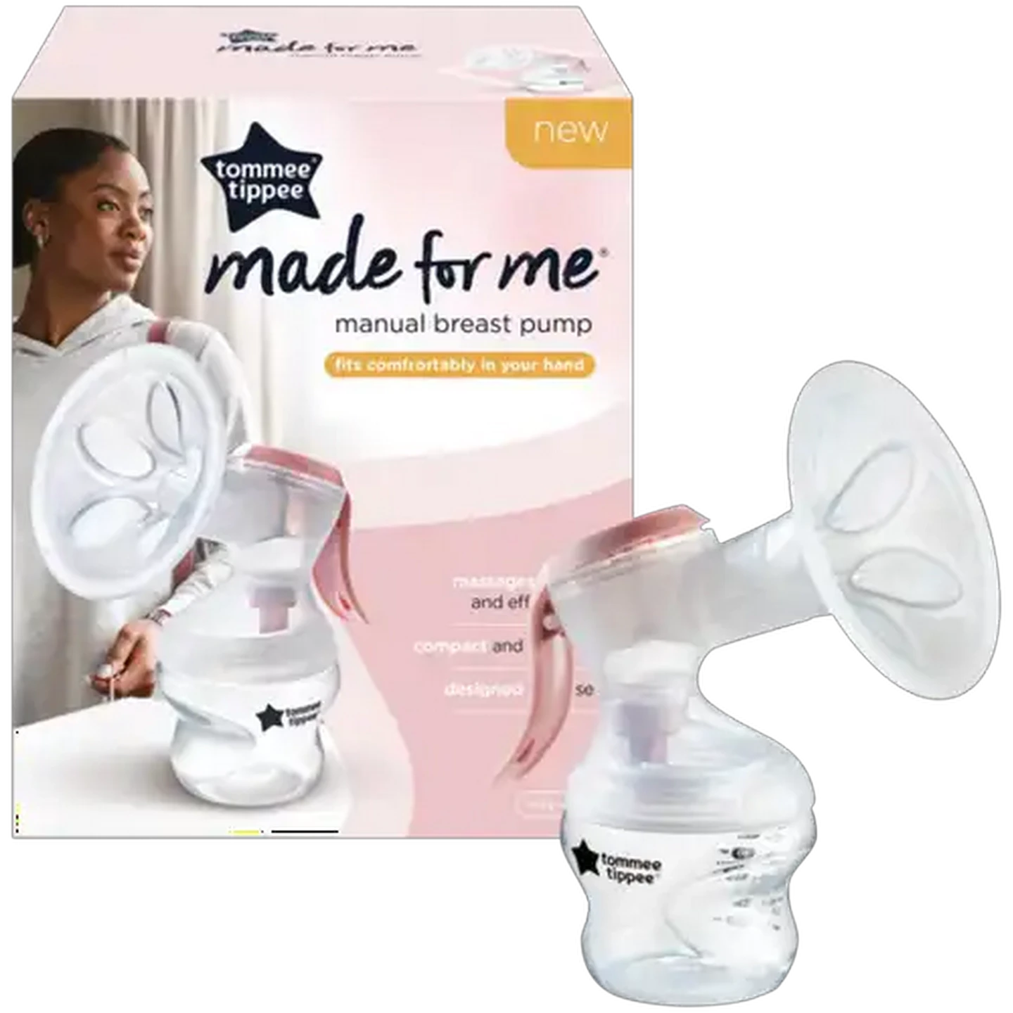 Image of Tommee Tippee Made For Me Single Manual Breast Pump