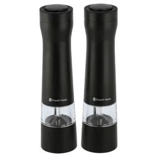 Russell Hobbs Matt Black Electric Salt & Pepper Set