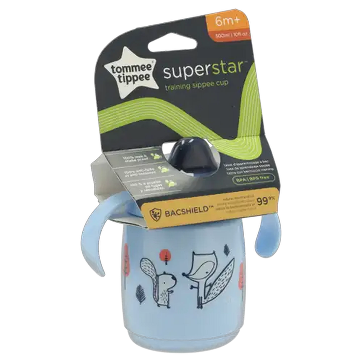 Image of Tommee Tippee Easy Drink Explora Cup Blue 300ml 6 Months+