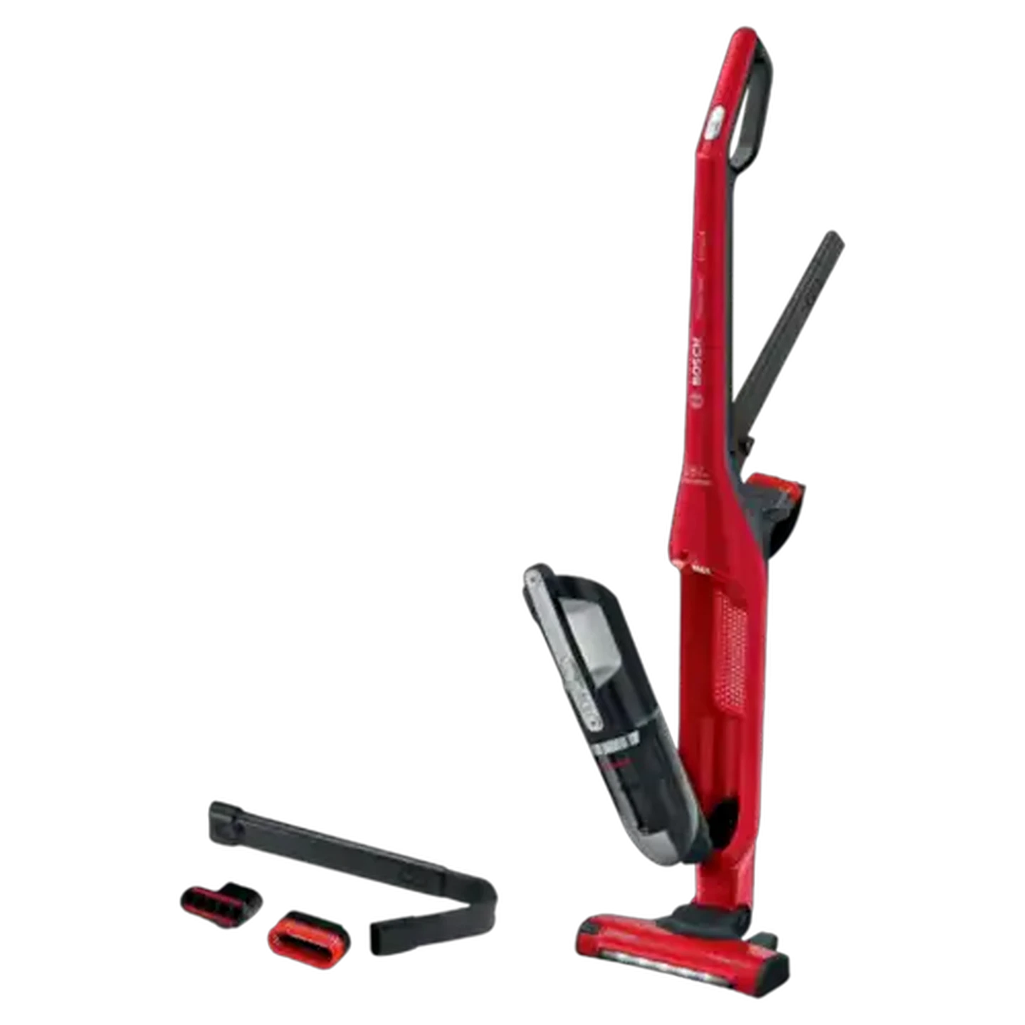 Image of Bosch Appliances Series 4 Flexxo Red Cordless Handheld Vacuum Cleaner 25.5V