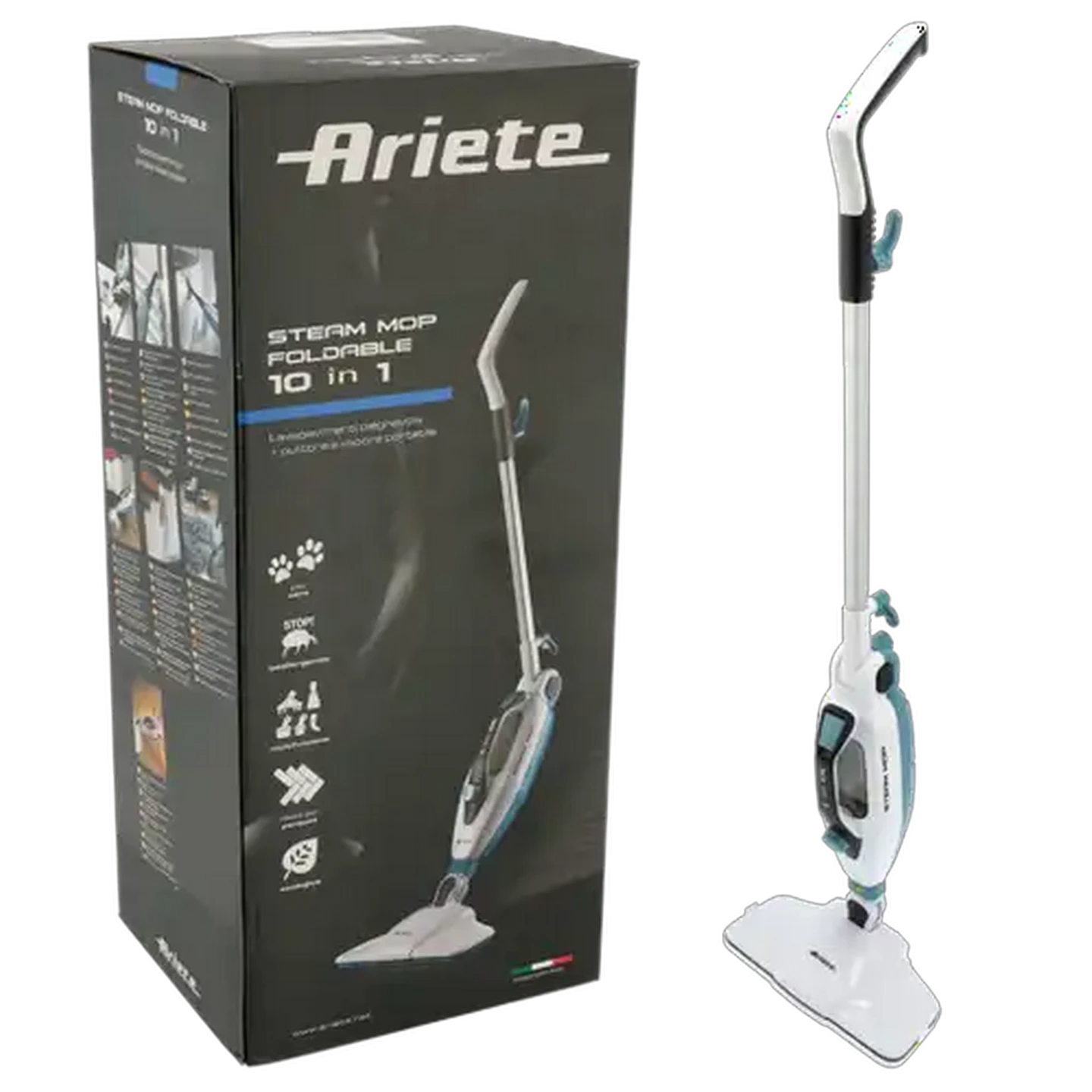 Image of Ariete 10-in-1 Steam Mop Foldable 1500W