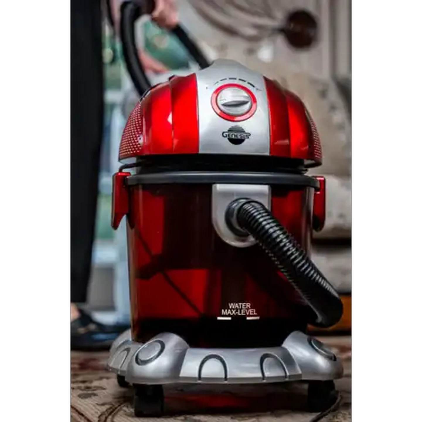 Image of Genesis Plus II Hydrovac Red Vacuum Cleaner