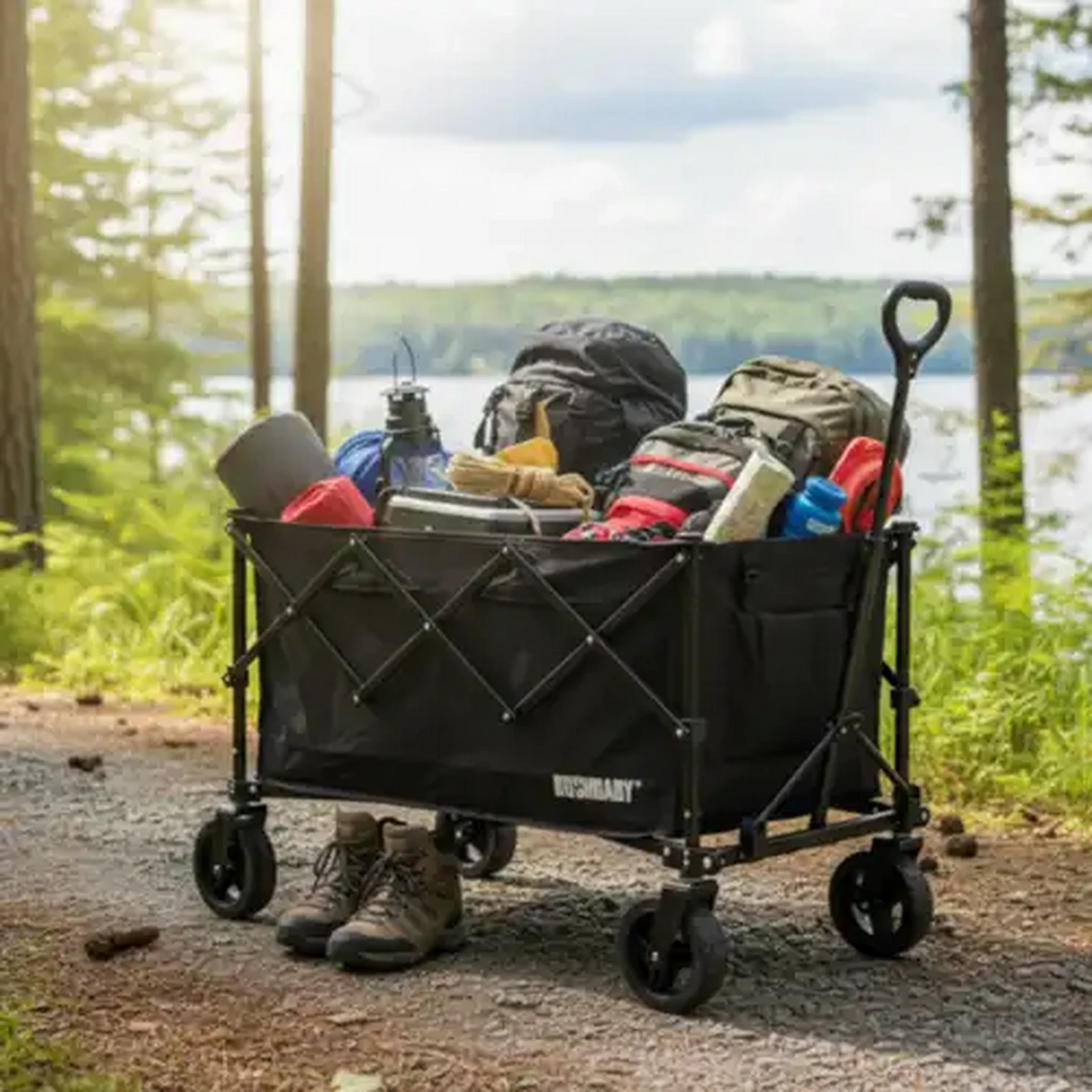 Image of Bush Baby Compact Folding Wagon 150L
