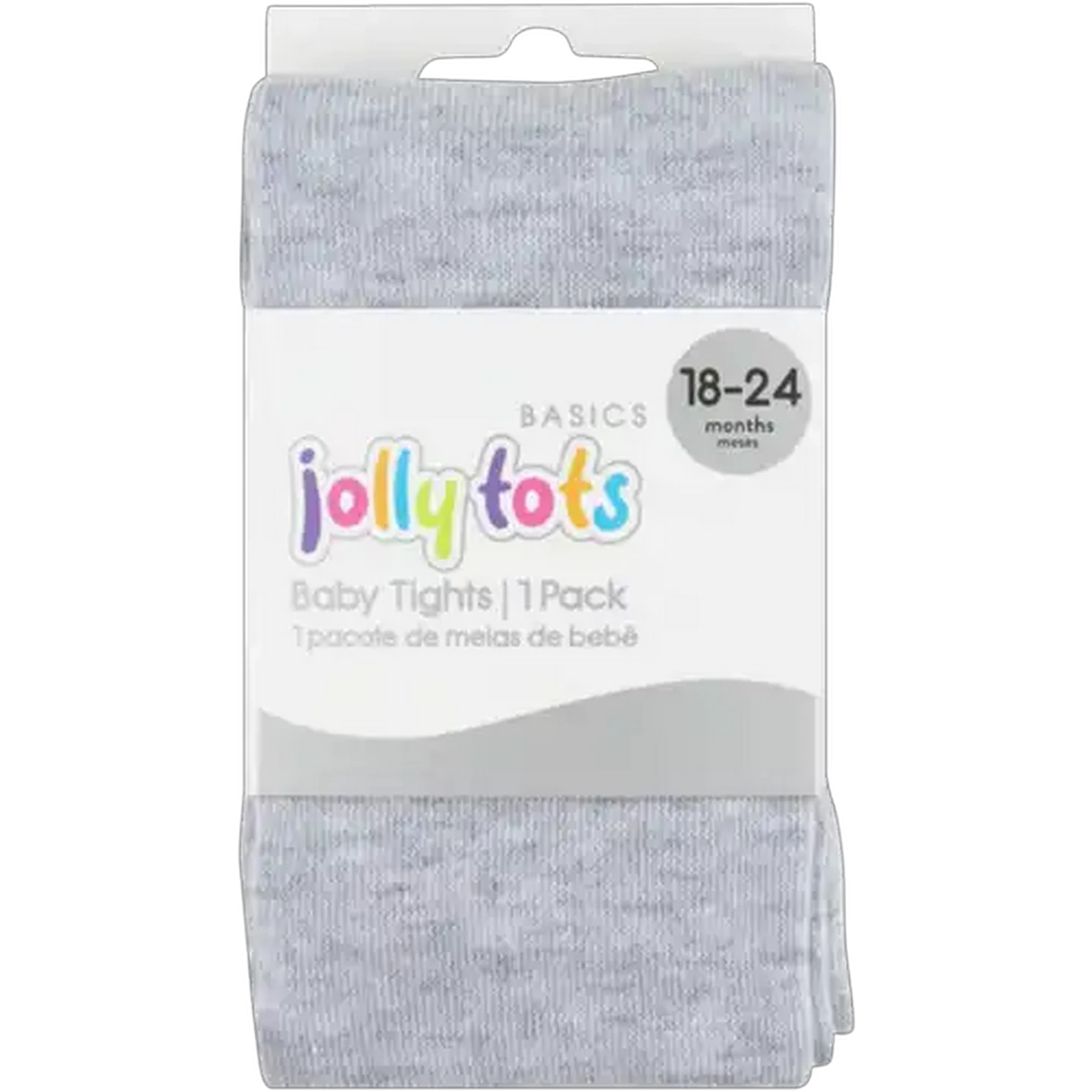 Image of Jolly Tots Basics Grey Baby Tights 1Pair