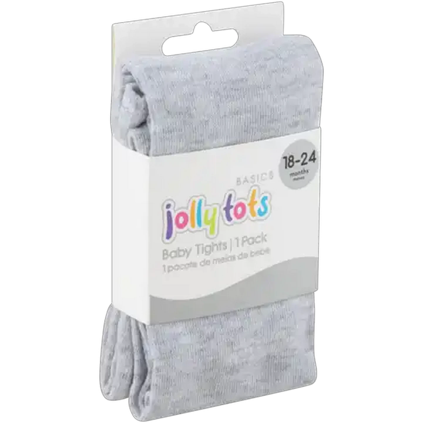 Image of Jolly Tots Basics Grey Baby Tights 1Pair
