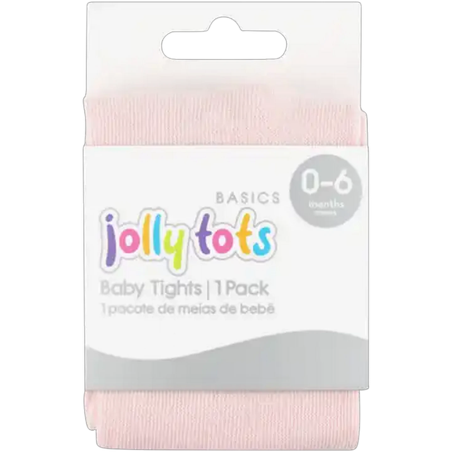 Image of Jolly Tots Basics Pink Baby Tights 1Pair