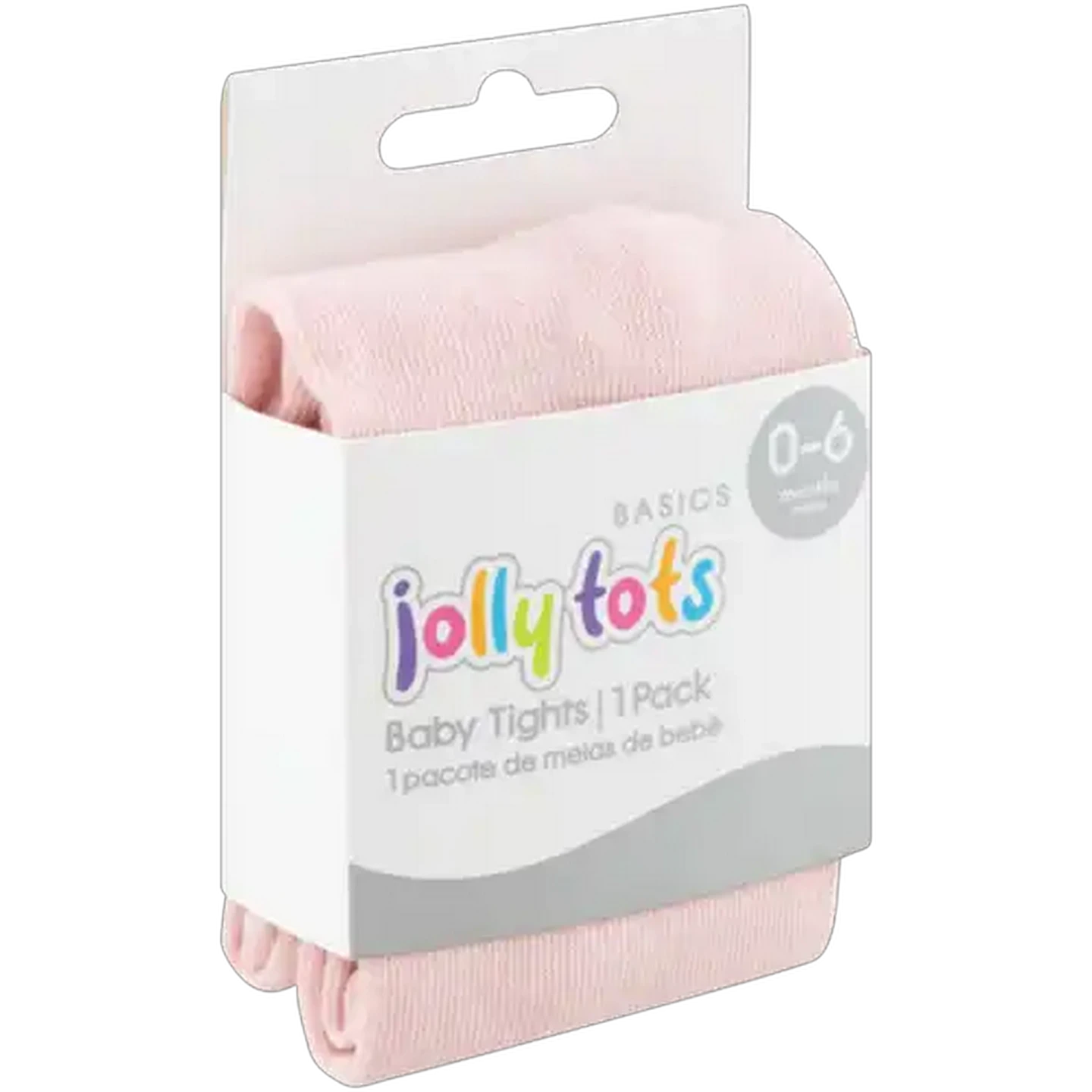 Image of Jolly Tots Basics Pink Baby Tights 1Pair
