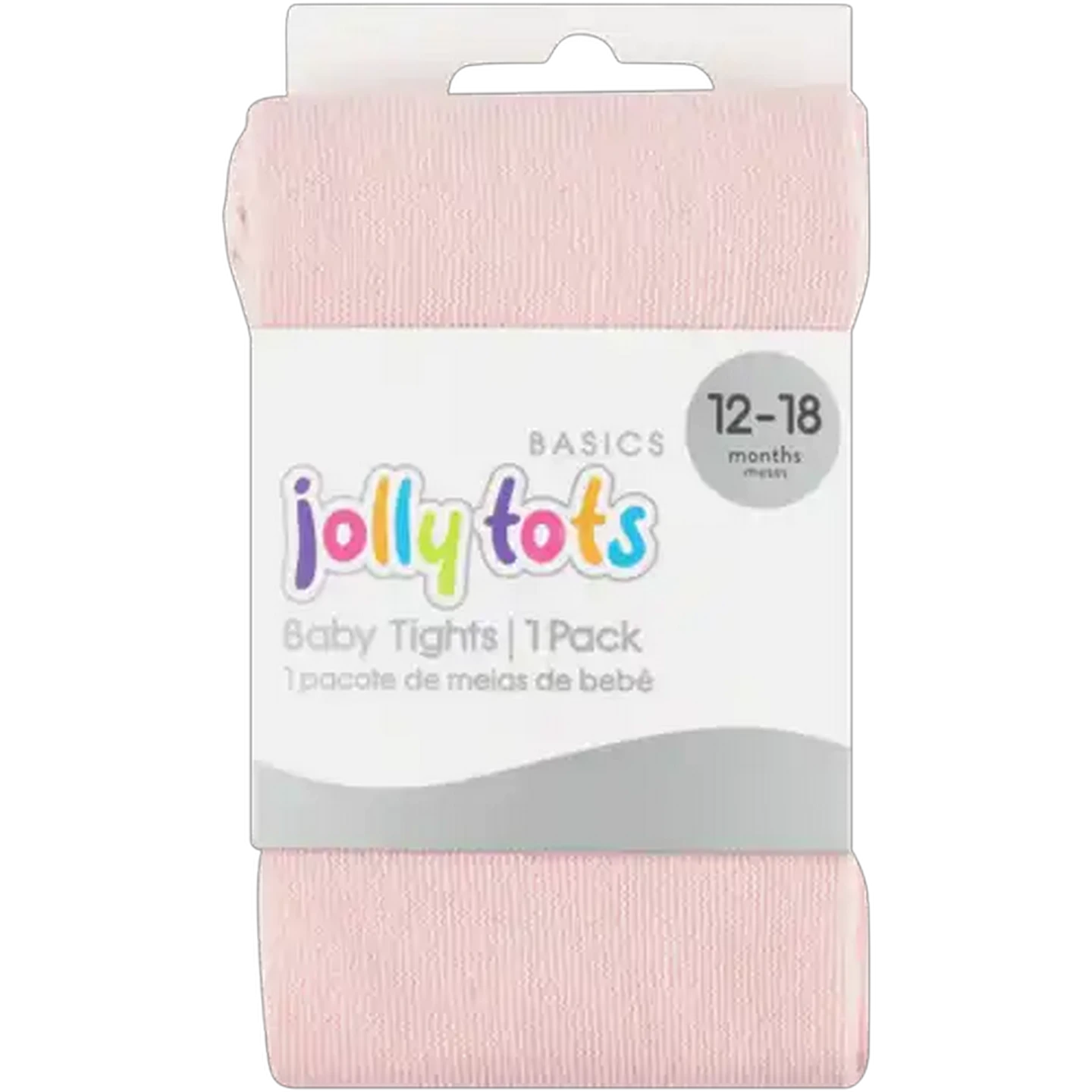 Image of Jolly Tots Basics Pink Baby Tights 1Pair