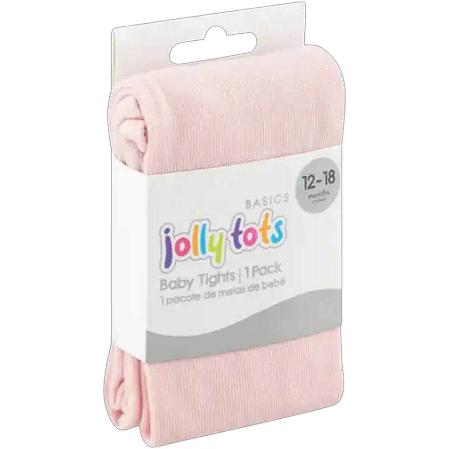 Image of Jolly Tots Basics Pink Baby Tights 1Pair