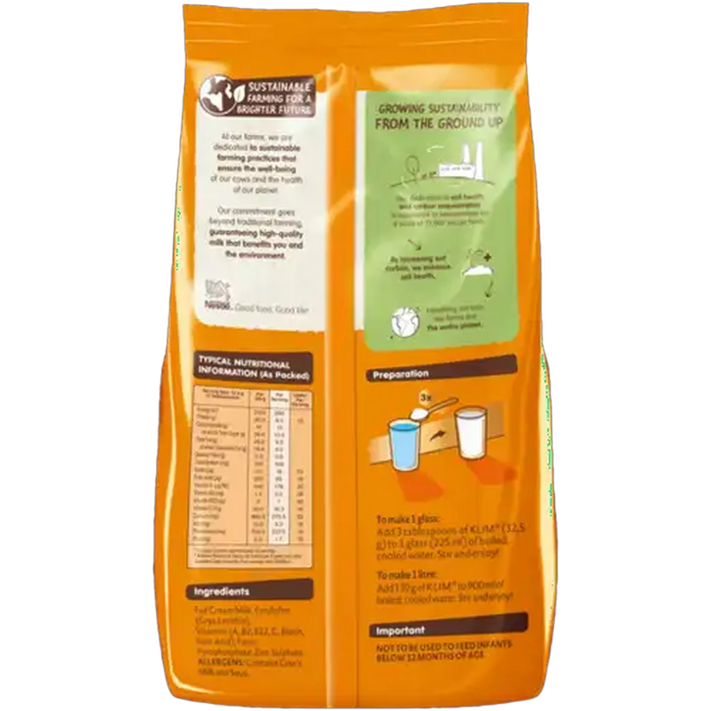 Image of Nestlé KLIM Full Cream Instant Milk Powder 1.8kg