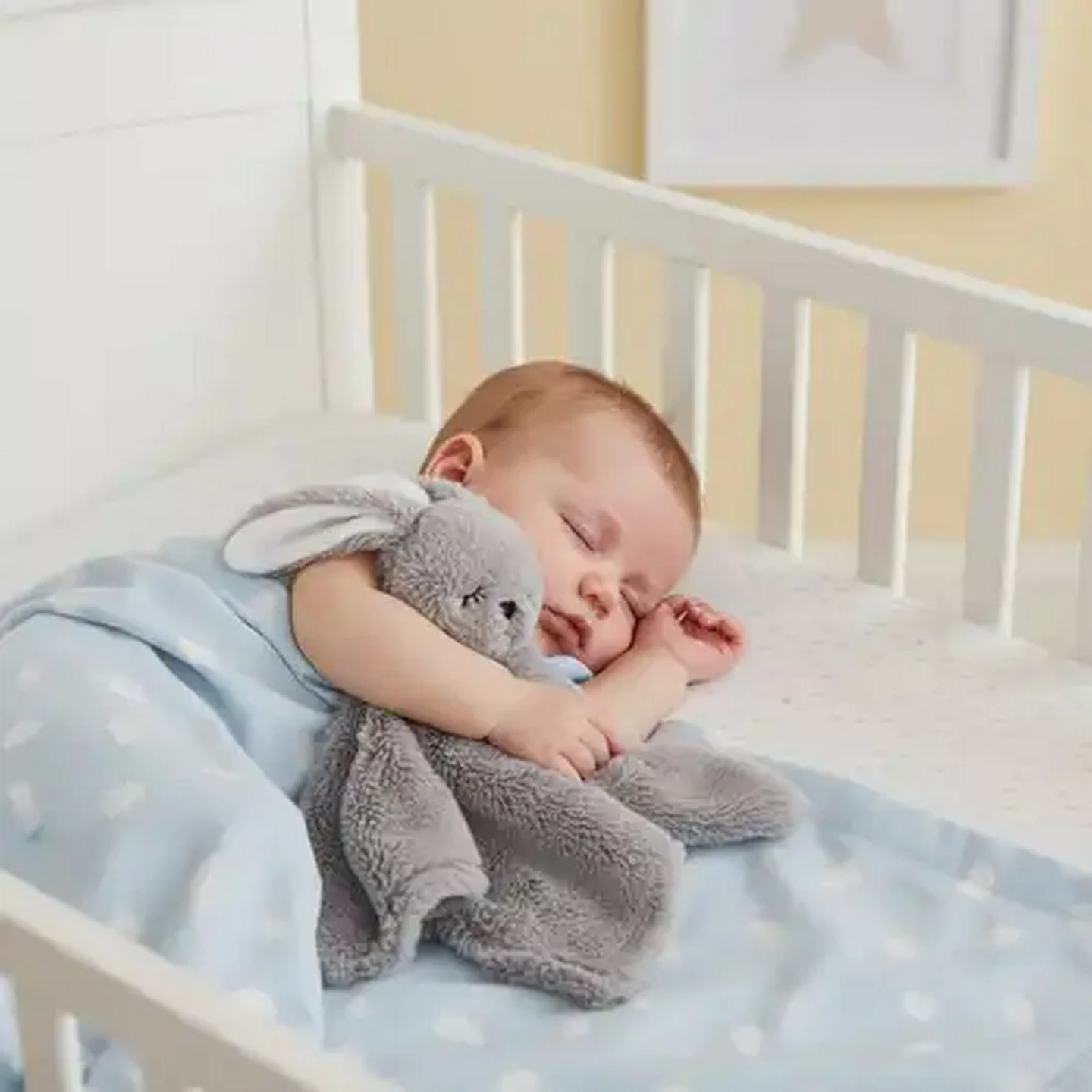 Image of Jolly Tots Comfort Bunny With Pacifier Tie