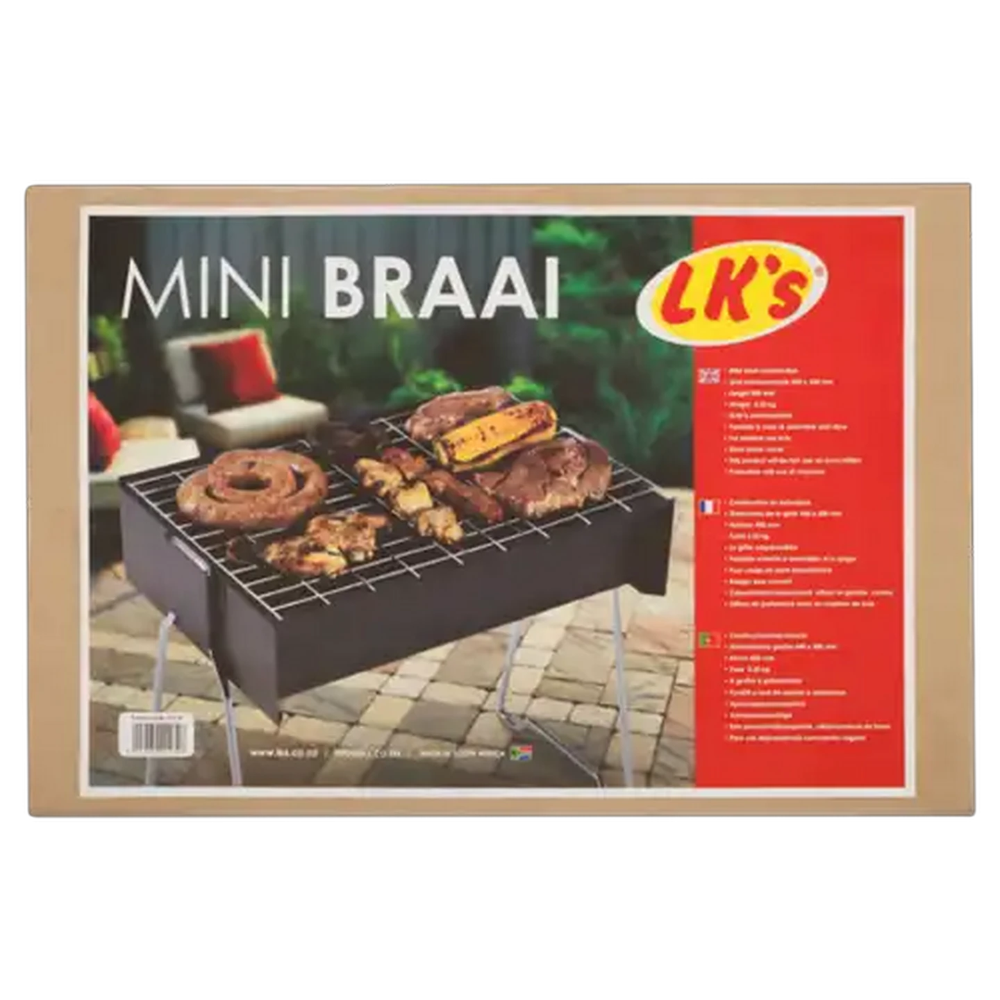 Image of LK's Mini Braai 485mm x 320mm