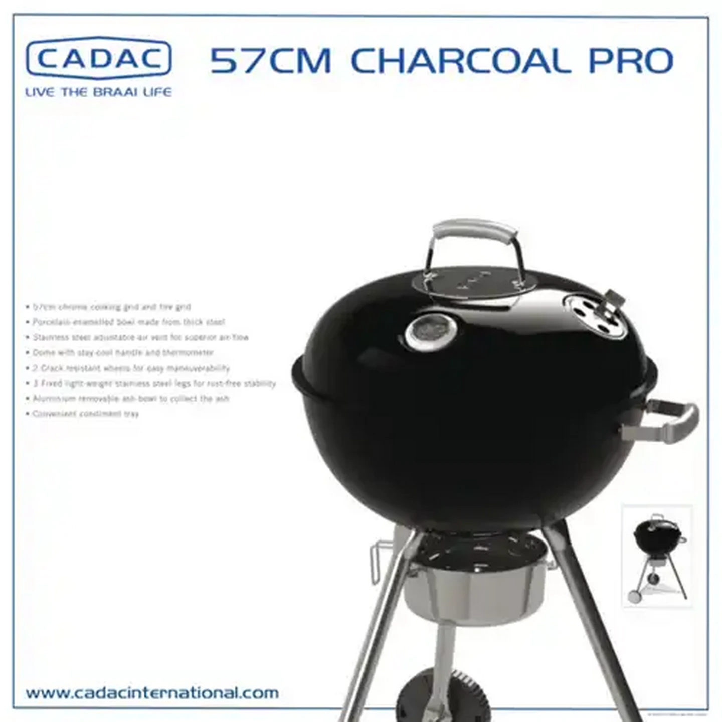 Image of Cadac Pro Kettle Braai 57cm