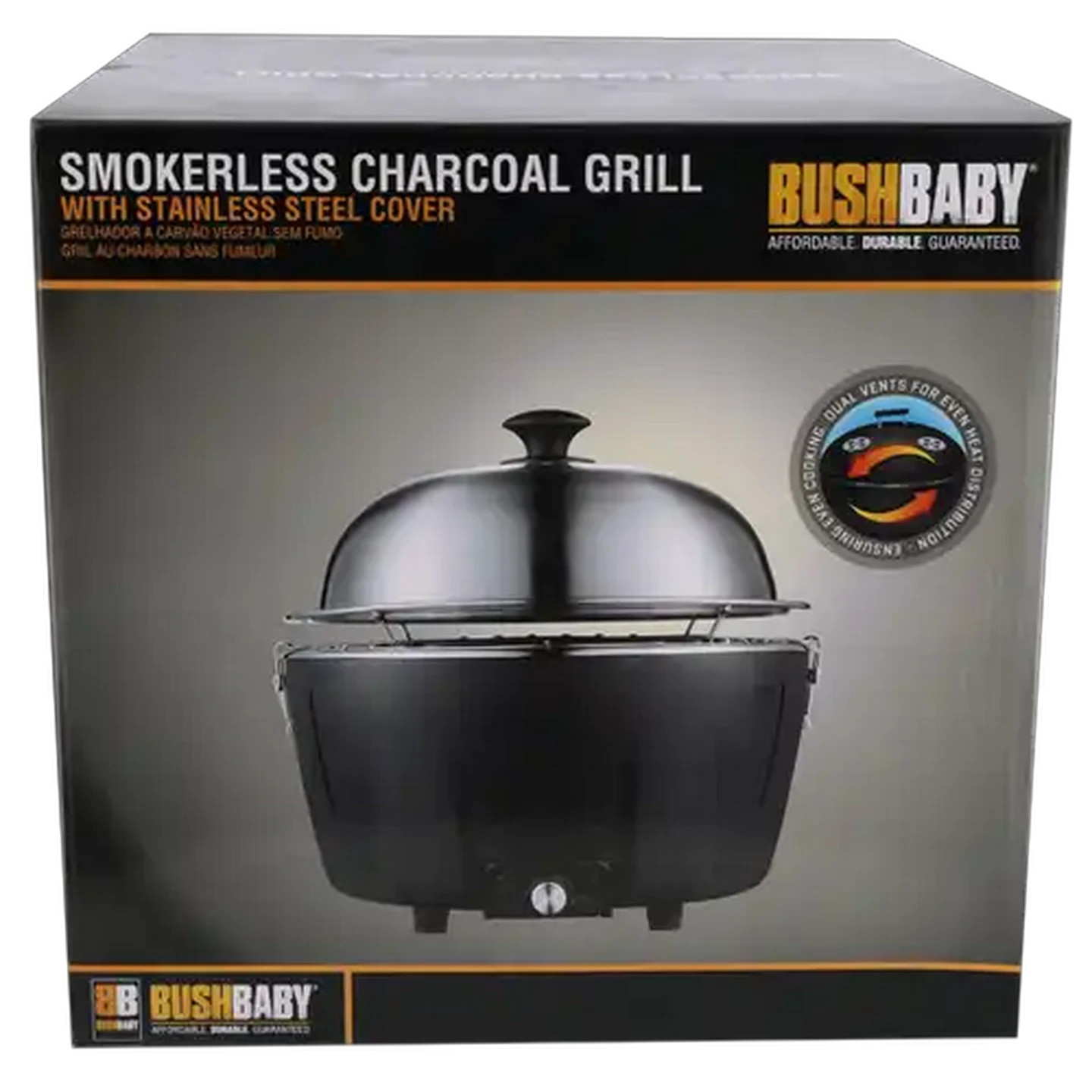 Image of Bush Baby Smokeless Charcoal Grill 34cm