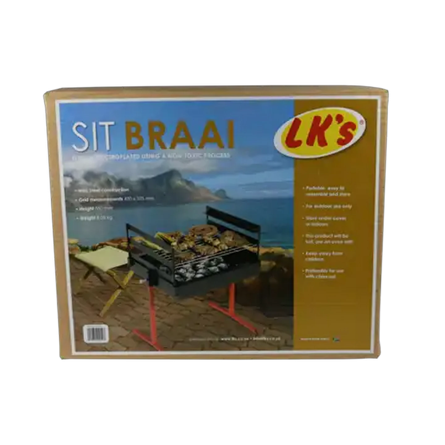 Image of LK's Sit Braai 455mm x 410mm