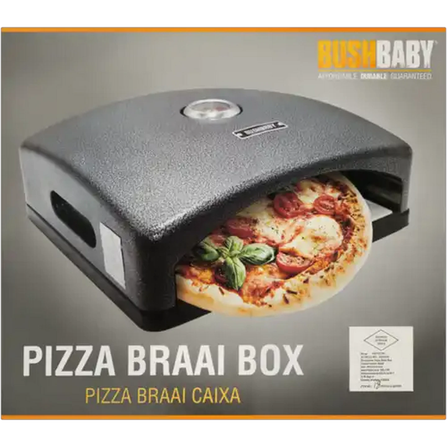 Image of Bush Baby Black Pizza Braai Box