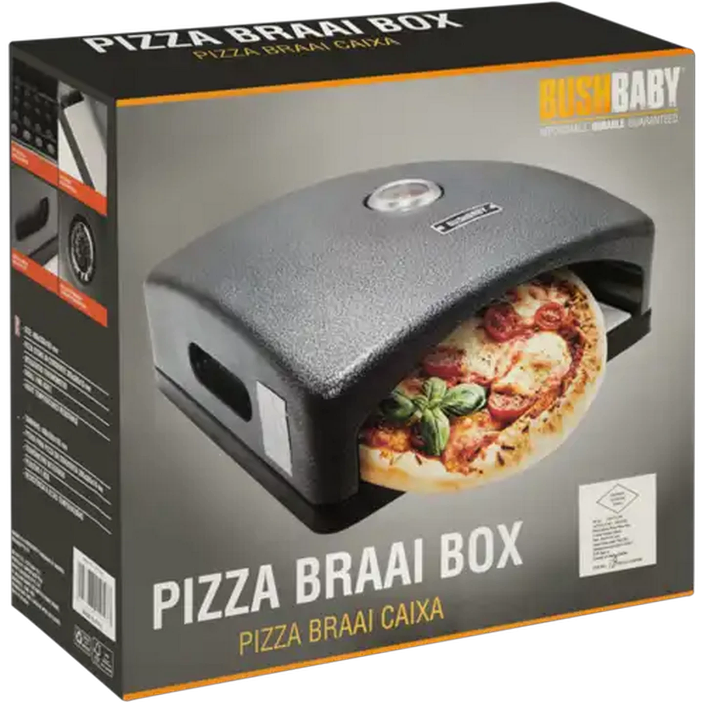 Image of Bush Baby Black Pizza Braai Box