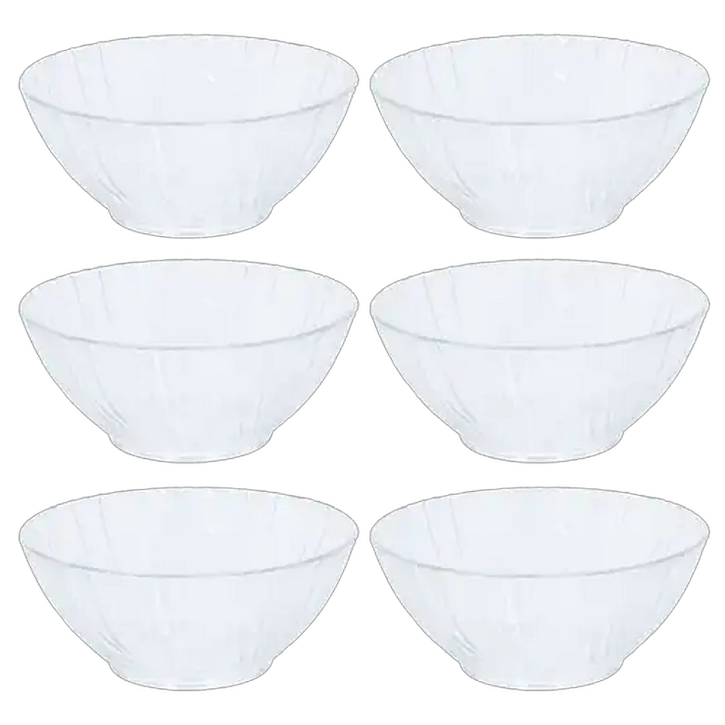 Image of KIM Glass Cinnamon Glass Bowls 6-Pack