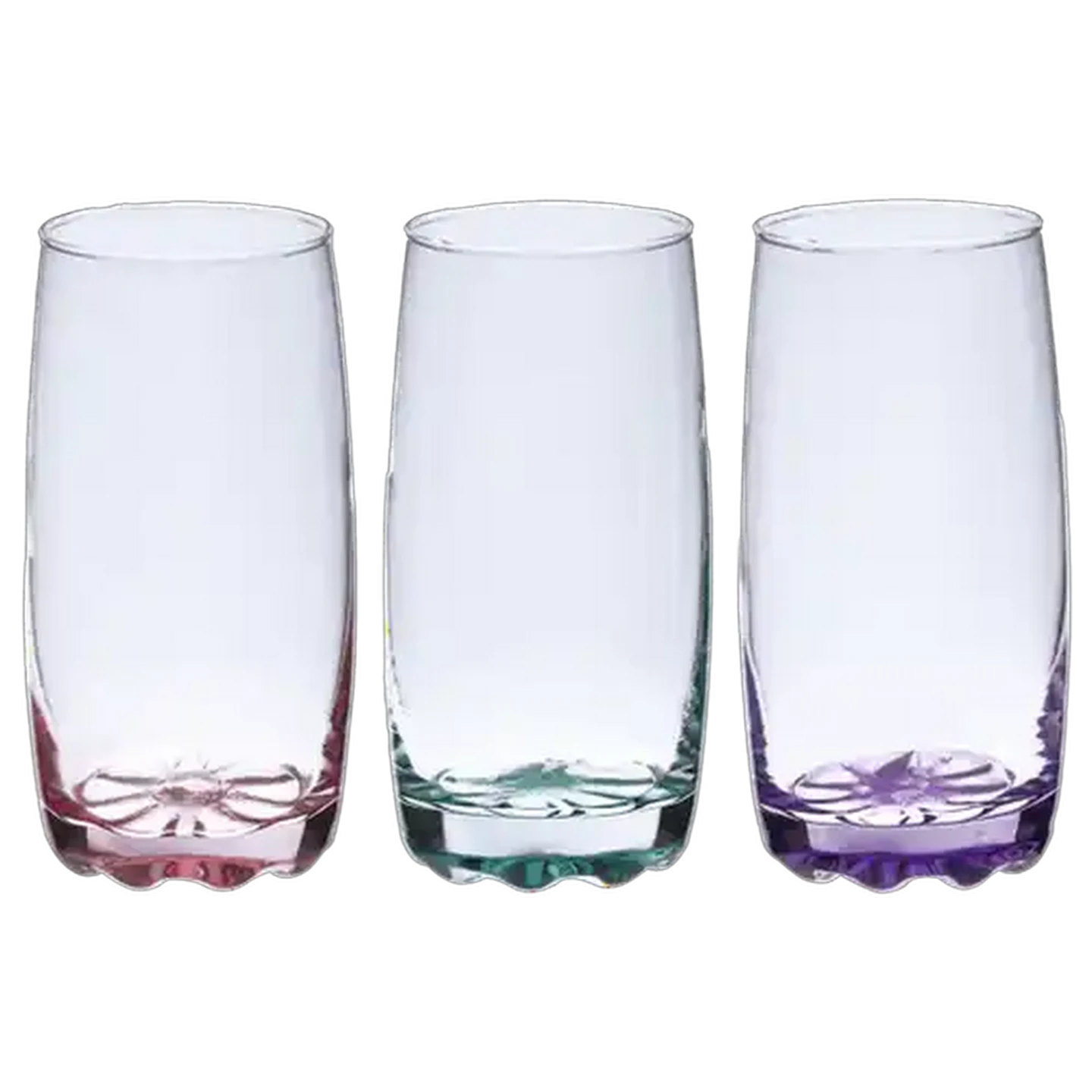Image of Celebration Colour Highball Glasses 380ml 3-Pack